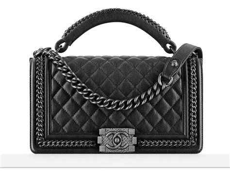 fashionphile chanel boy handle ruthenium